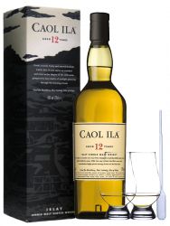 Caol Ila 12 Jahre Islay Single Malt Whisky 0,7 Liter + 2 Glencairn Glser + Einwegpipette 1 Stck