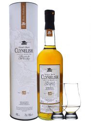 Clynelish 14 Jahre Single Malt Whisky 0,7 Liter + 2 Glencairn Glser