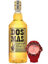 Dos Mas Zimtlikr mit Tequila 0,7 Liter + Dos Mas Uhr