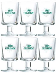 Freihofs Glas mit Fu 4cl 6 Stck
