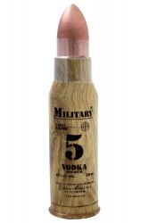 Military Vodka in Patronenform Polen Miniatur 0,05 Liter