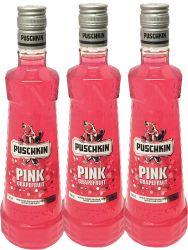 Puschkin Pink Grapefruit 3 x 0,7 Liter