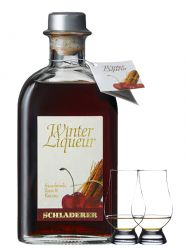 Schladerer Winterlikr Deutschland 0,5 Liter + 2 Glencairn Glser