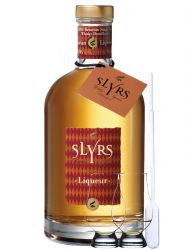 Slyrs Whiskylikr aus Deutschland 0,7 Liter + 2 Glencairn Glser + Einwegpipette 1 Stck