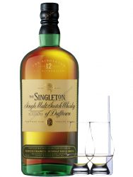 The Singleton of Dufftown 12 Jahre Single Malt Whisky 0,7 Liter + 2 Glencairn Glser + Einwegpipette