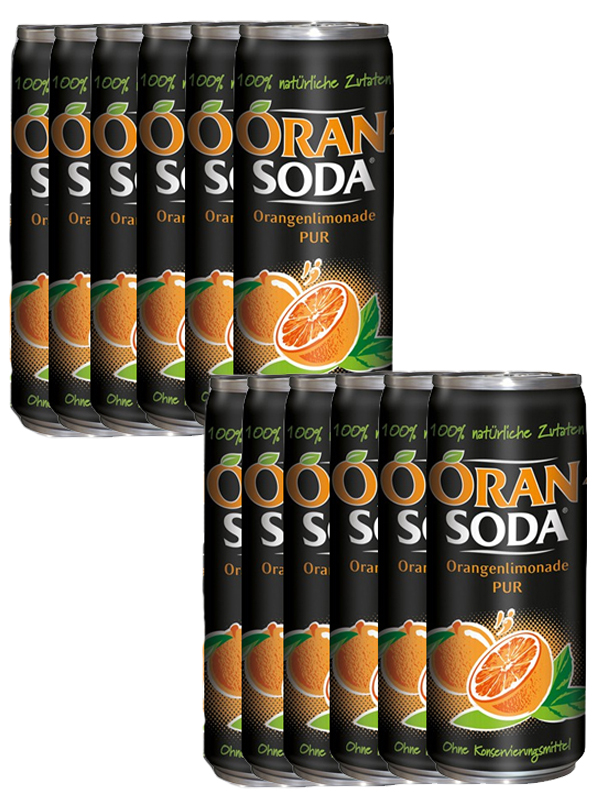 Oran Soda Orangenlimonade in Dose 12 x 0,33 Liter - Getraenke-Handel ...