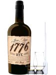 1776 Straight Rye Whiskey 0,7 Liter + 2 Glencairn Glser + Einwegpipette 1 Stck