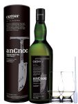 AnCnoc Cutter Limited Edition Single Malt Whisky 0,7 Liter + 2 Glencairn Glser + Einwegpipette