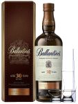 Ballantines 30 Jahre Blended Scotch Whisky + 2 Glencairn Glser + Einwegpipette 1 Stck