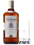 Ballantines Deluxe blended Scotch Whisky 0,7 Liter + 2 Glencairn Glser + Einwegpipette 1 Stck