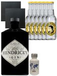 Gin-Set Hendricks 0,7 Liter, Nordes 5cl, 6 Thomas Henry Tonic 0,2 ltr., 2 Schieferuntersetzer
