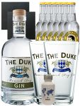 Gin-Set The Duke Gin 0,7 Liter + Nordes Atlantic Gin 5cl + 6 Thomas Henry Tonic 0,2 Liter + 2 Schieferuntersetzer + 2 x The Duke Glas 0,3 Liter