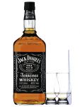 Jack Daniels Black Label No. 7 - Bourbon Whiskey 3,0 Liter + 2 Glencairn Glser + Einwegpipette 1 Stck