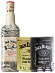 Jack Daniels Winter Jack Apple Whisky Punch 0,7 Liter + 300g JD`s HONEY Fudge & 300g JD`s Whisky Malt Fudge + 2 Glencairn Glser und Einwegpipette