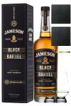 Jameson Select Reserve Black Barrel Small Batch 0,7 Liter + 2 Glencairn Glser und 2 Schiefer Glasuntersetzer 9,5 cm