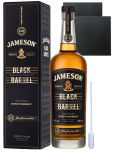 Jameson Select Reserve Black Barrel Small Batch 0,7 Liter + 2 Schieferuntersetzer 9,5 cm + Einwegpipette 1 Stck