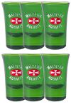 Malteserkreuz SHOT Glser 6er Pack (Grne Farbe)