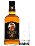 Nikka Black 8 Jahre Japanischer Whisky 0,7 Liter + 2 Glencairn Glser + Einwegpipette 1 Stck