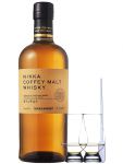 Nikka Coffey Malt Japanischer Whisky 0,7 Liter + 2 Glencairn Glser + Einwegpipette 1 Stck