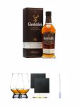 Glenfiddich 18 Jahre neue Ausstattung Single Malt Whisky 0,7 Liter + The Glencairn Glass Whisky Glas Stlzle 2 Stck + Schiefer Glasuntersetzer eckig ca. 9,5 cm  2 Stck + Einweg-Pipette 1 Stck