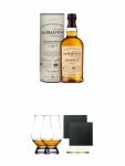 Balvenie 12 Jahre Speyside Double Wood Single Malt Whisky 0,7 Liter + The Glencairn Glass Whisky Glas Stlzle 2 Stck + Schiefer Glasuntersetzer eckig ca. 9,5 cm  2 Stck