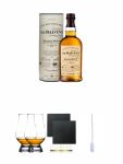Balvenie 12 Jahre Speyside Double Wood Single Malt Whisky 0,7 Liter + The Glencairn Glass Whisky Glas Stlzle 2 Stck + Schiefer Glasuntersetzer eckig ca. 9,5 cm  2 Stck + Einweg-Pipette 1 Stck