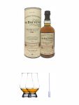 Balvenie 14 Jahre Caribbean Rum Cask 0,7 Liter + The Glencairn Glass Whisky Glas Stlzle 2 Stck + Einweg-Pipette 1 Stck