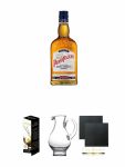Pennypacker Straight Bourbon Whiskey 0,7 Liter + Glencairn Glas 2 Stck + Wasserkrug Glencairn + Schiefer Glasuntersetzer 2 Stck