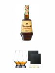 Amaro Montenegro Halbbitter Italien 0,7 Liter + The Glencairn Glass Whisky Glas Stlzle 2 Stck + Schiefer Glasuntersetzer eckig ca. 9,5 cm  2 Stck