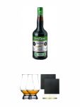 Brasilberg Kruterlikr Brasilien 42 % 1,0 Liter + The Glencairn Glass Whisky Glas Stlzle 2 Stck + Schiefer Glasuntersetzer eckig ca. 9,5 cm  2 Stck