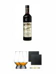 Radeberger Kruterlikr aus Deutschland 0,7 Liter + The Glencairn Glass Whisky Glas Stlzle 2 Stck + Schiefer Glasuntersetzer eckig ca. 9,5 cm  2 Stck