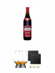 Ratzeputz Kruterlikr 0,5 Liter + The Glencairn Glass Whisky Glas Stlzle 2 Stck + Schiefer Glasuntersetzer eckig ca. 9,5 cm  2 Stck