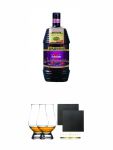 Sechsmter Waldbeerenlikr 0,7 Liter + The Glencairn Glass Whisky Glas Stlzle 2 Stck + Schiefer Glasuntersetzer eckig ca. 9,5 cm  2 Stck