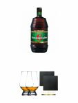 Sechsmtertropfen Kruterlikr Deutschland 0,7 Liter + The Glencairn Glass Whisky Glas Stlzle 2 Stck + Schiefer Glasuntersetzer eckig ca. 9,5 cm  2 Stck