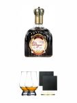 El Diezmo Tequila & Cafe 0,7 Liter + The Glencairn Glass Whisky Glas Stlzle 2 Stck + Schiefer Glasuntersetzer eckig ca. 9,5 cm  2 Stck