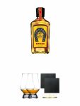 Casa Herradura Reposado 0,7 Liter + The Glencairn Glass Whisky Glas Stlzle 2 Stck + Schiefer Glasuntersetzer eckig ca. 9,5 cm  2 Stck