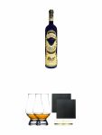 Corralejo Reposado Tequila 1,75 Liter + The Glencairn Glass Whisky Glas Stlzle 2 Stck + Schiefer Glasuntersetzer eckig ca. 9,5 cm  2 Stck