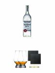 Jose Cuervo Especial Silver 0,7 Liter + The Glencairn Glass Whisky Glas Stlzle 2 Stck + Schiefer Glasuntersetzer eckig ca. 9,5 cm  2 Stck
