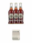 Innis & Gunn Oak Aged Rum Finish Bier 3 x 0,33 Liter + Frstlich Drehna Bierglser mit 0,3L Eichstrich fr Odin Trunk 6 Stck