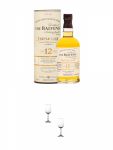 Balvenie 12 Jahre Triple CASK Single Malt Whisky 0,2 Liter (Halbe) + Nosing Glser Kelchglas Bugatti mit Eichstrich 2cl und 4cl - 2 Stck