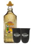 Sierra Tequila Gold 0,7 Liter + 2 Stck Sierra Tonbecher