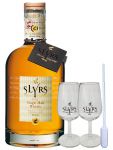 Slyrs Bavarian Whisky Deutschland 0,7 Liter + 2 Slyrs Whisky Glser + 1 Pipette
