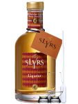 Slyrs Whiskylikr aus Deutschland 0,35 Liter + 2 Glencairn Glser + Einwegpipette 1 Stck