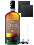 The Singleton of Dufftown 15 Jahre Single Malt Whisky 0,7 ltr. + 2 Glencairn Glser + 2 Schieferuntersetzer 9,5 cm + Einwegpipette