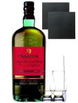 The Singleton of Dufftown Tailfire Single Malt Whisky 0,7 Liter + 2 Glencairn Glser + 2 Schieferuntersetzer 9,5 cm + Einwegpipette