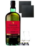 The Singleton of Dufftown Tailfire Single Malt Whisky 0,7 Liter + 2 Glencairn Glser + 2 Schieferuntersetzer 9,5 cm
