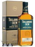 Tullamore Dew 12 Jahre Irish Single Malt Whiskey 0,7 ltr.+ 2 Glencairn Glser