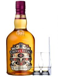 Chivas Regal 12 Jahre 0,7 Liter + 2 Glencairn Glser + Einwegpipette 1 Stck