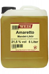 Elztalbrennerei Georg Weis Amaretto (2439) 21,5%  5,0 Liter Kanister