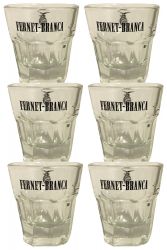Fernet Branca Shotglas mit Eichstrich 6 Stück